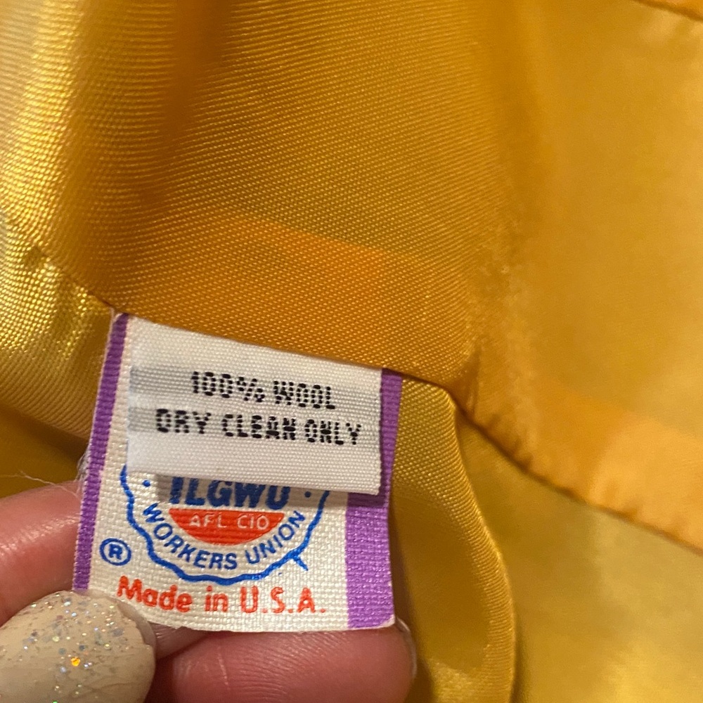 Vintage Lilli Anne Colorblock Women's Blazer 10 P ? Medium? $100 - Picture 7 of 8